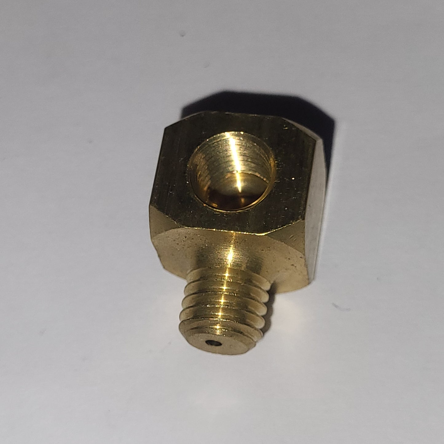M8X1.25 brass elbow