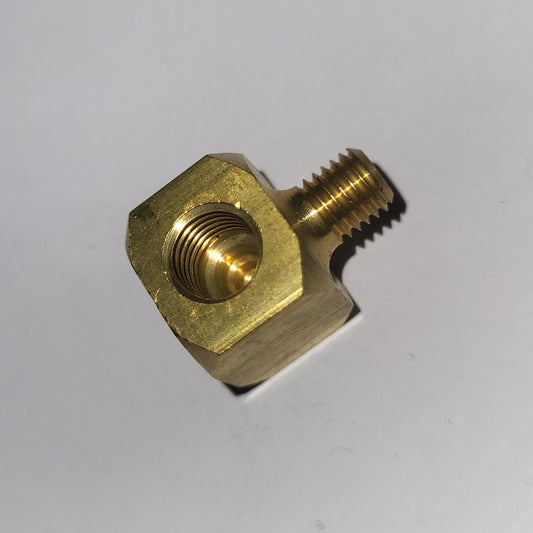 1/4 UNF brass elbow
